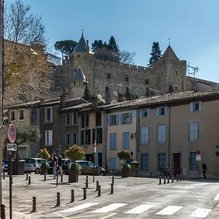 Les De Laure - O Lit Divin, Instant De Volupte, Balneo Sauna, Climatisation, Netflix, 160m De La Cite Medievale דירה קרקסון